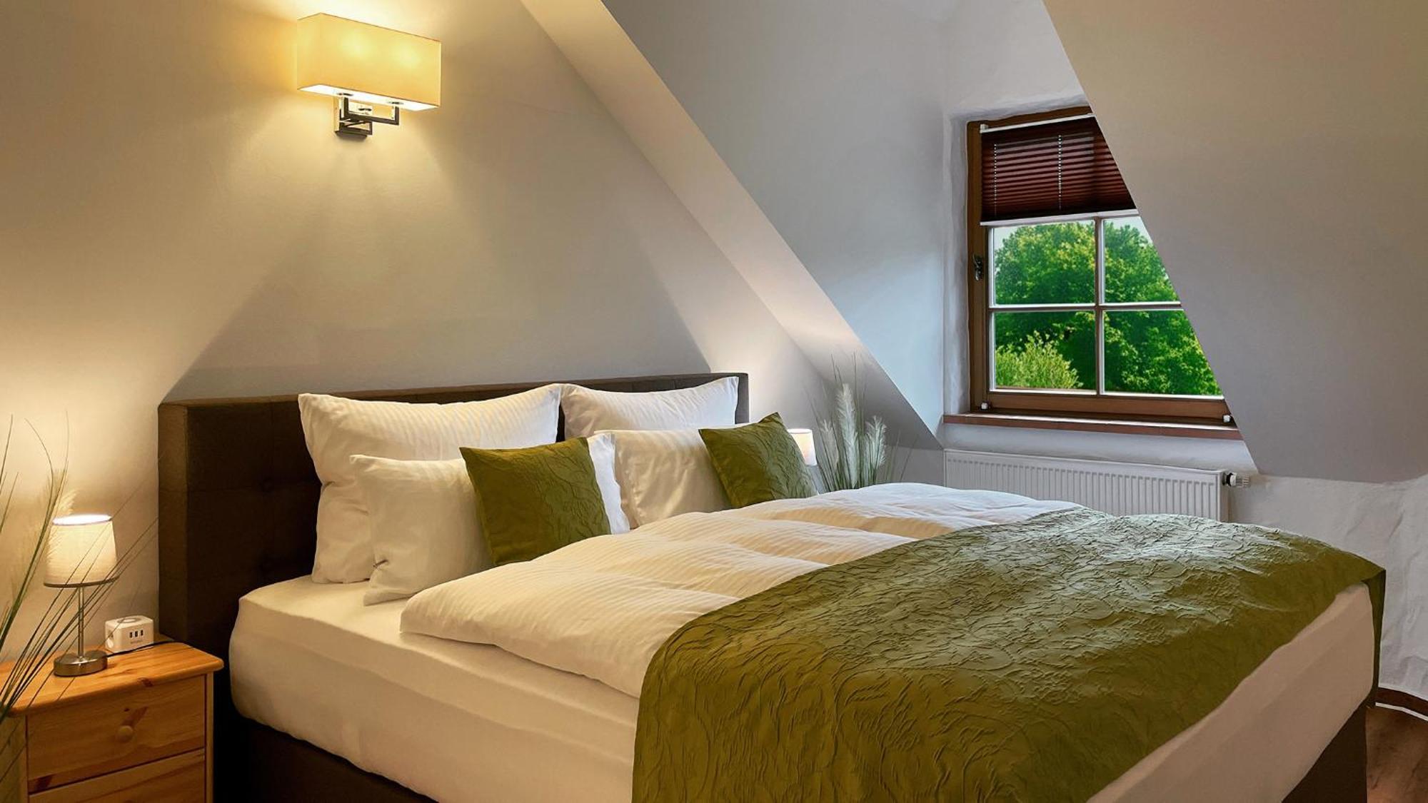 Naturnahe Gaestewohnung Im Heidelandhaus Henzendorf Neuzelle Exteriör bild